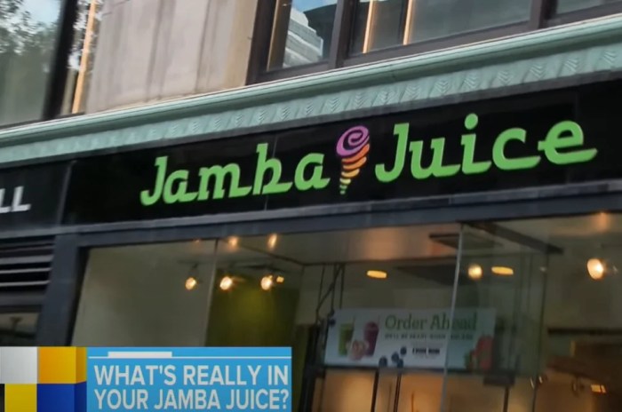 Jamba juice nutrition facts